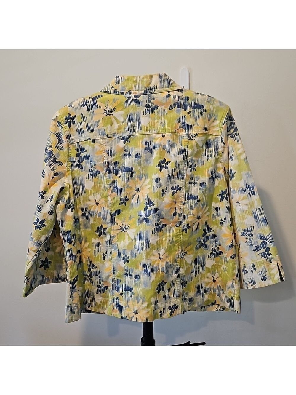 KORET CITY BLUES VINTAGE WOMEN'S MULTICOLOR FLORAL 3/4 SLEEVE JACKET SIZE L - Picture 8 of 9